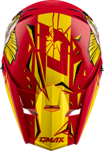 YOUTH MX-46Y UNSTABLE HELMET RED/YELLOW YM