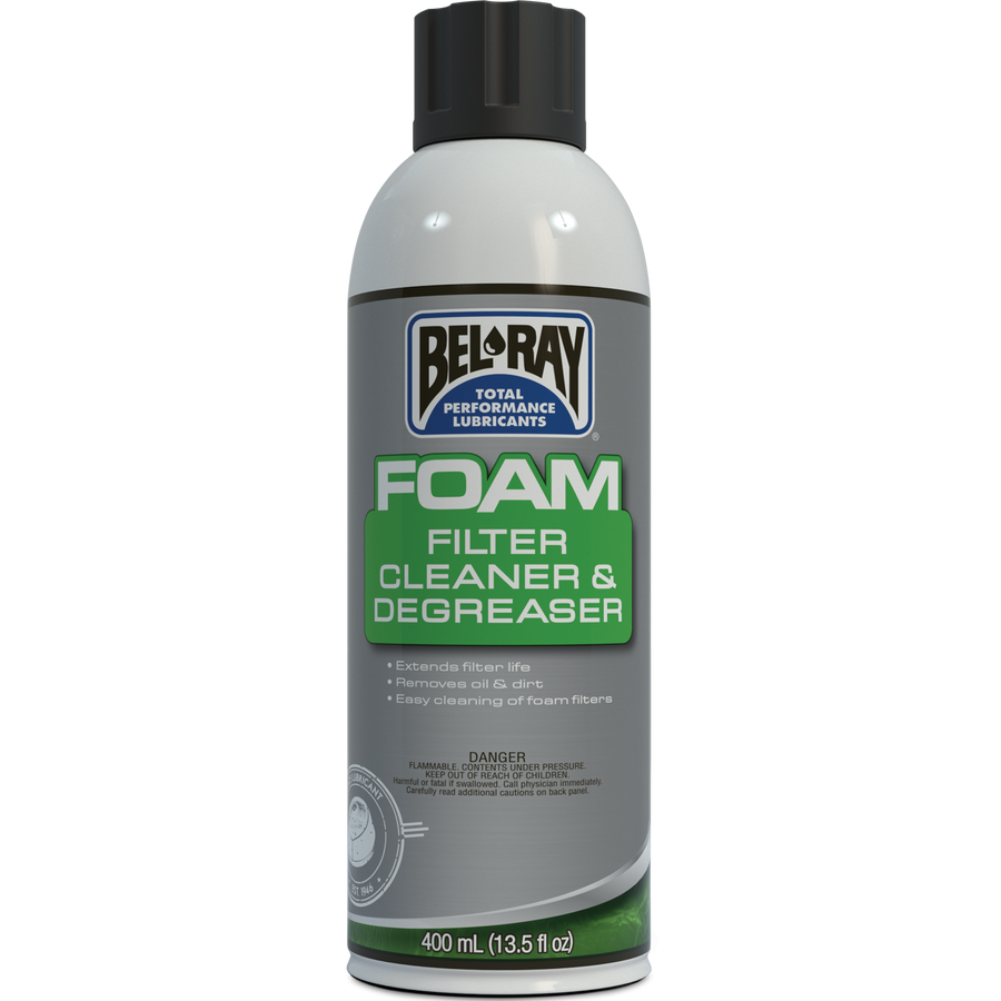 FOAM FILTER CLEANR & DEGREASER 400ML (12/CASE  SOLD EA) | 99180-A400W