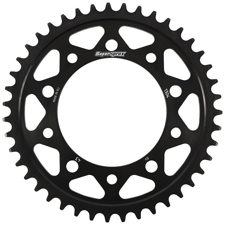 REAR EDGE SPROCKET STEEL 43T-525 BLK HON/YAM | RFA-1304-43-BLK