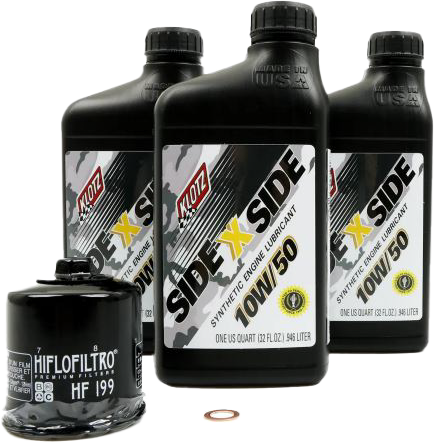 SIDEXSIDE OIL CHANGE KIT 10W50 /W OIL FILTER POL | KU-103