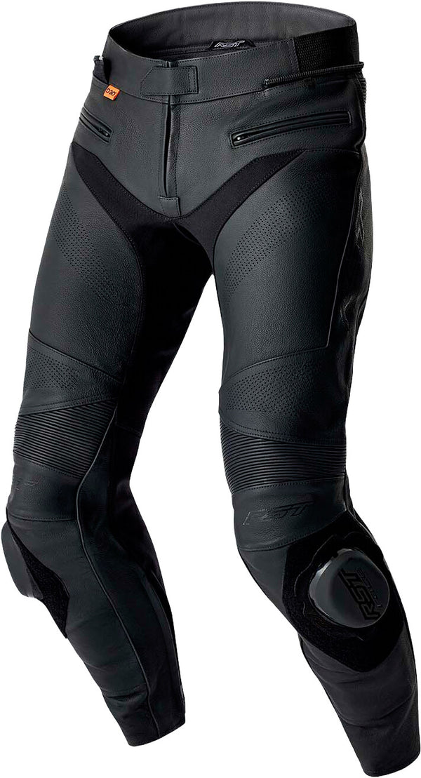 S1 D3O LEATHER PANTS BLACK 6XL | 103607BLK-46