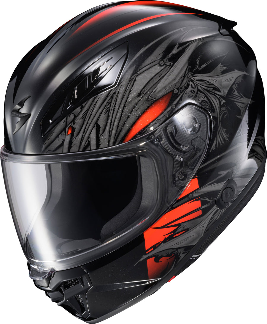 EXO-R430 FULL FACE HELMET WYVERN BLK/RED SM