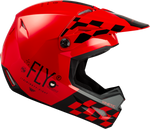 KINETIC LITE RIVAL HELMET GLOSS RED/BLACK