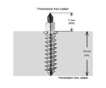 1 1/8"-28MM SHOULDER STUDS QTY 150 | SS-28150R