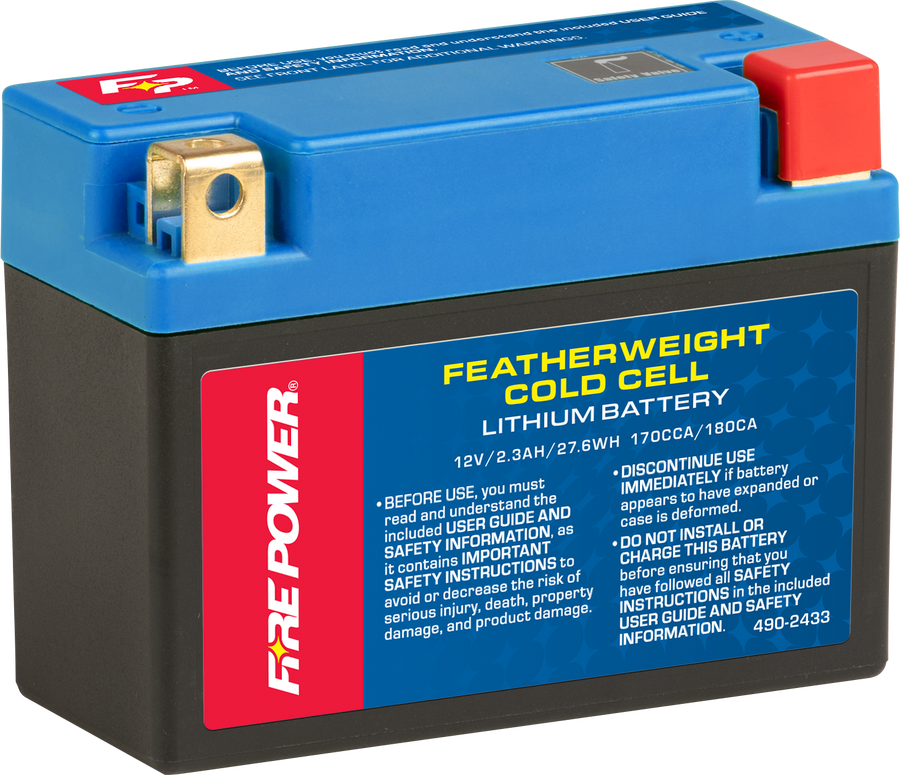 FEATHERWEIGHT LITHIUM BATTERY 170 CCA 12V/27.6WH | HJ12L-FPZ