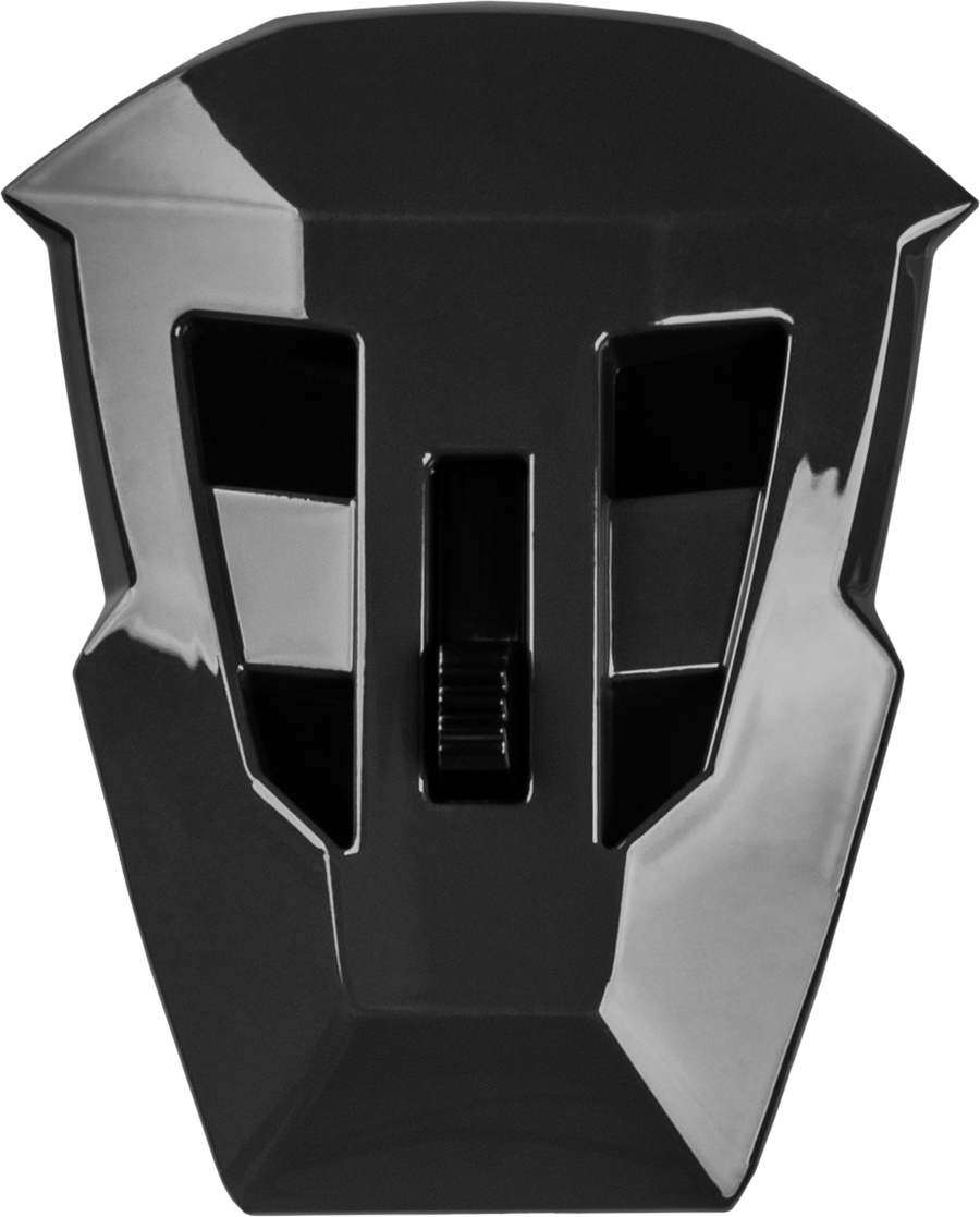 MD-74 MOUTH VENT W/SCREWS SILVER/BLUE METALLIC | G074115
