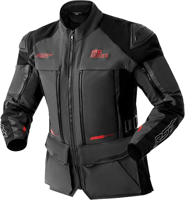 PS ADVENTURE D3O JACKET GREY/BLACK TEXTILE