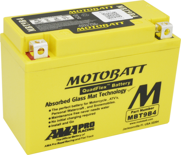 BATTERY MBT9B4 SEALED FACTORY ACTIVATED | MBT9B4