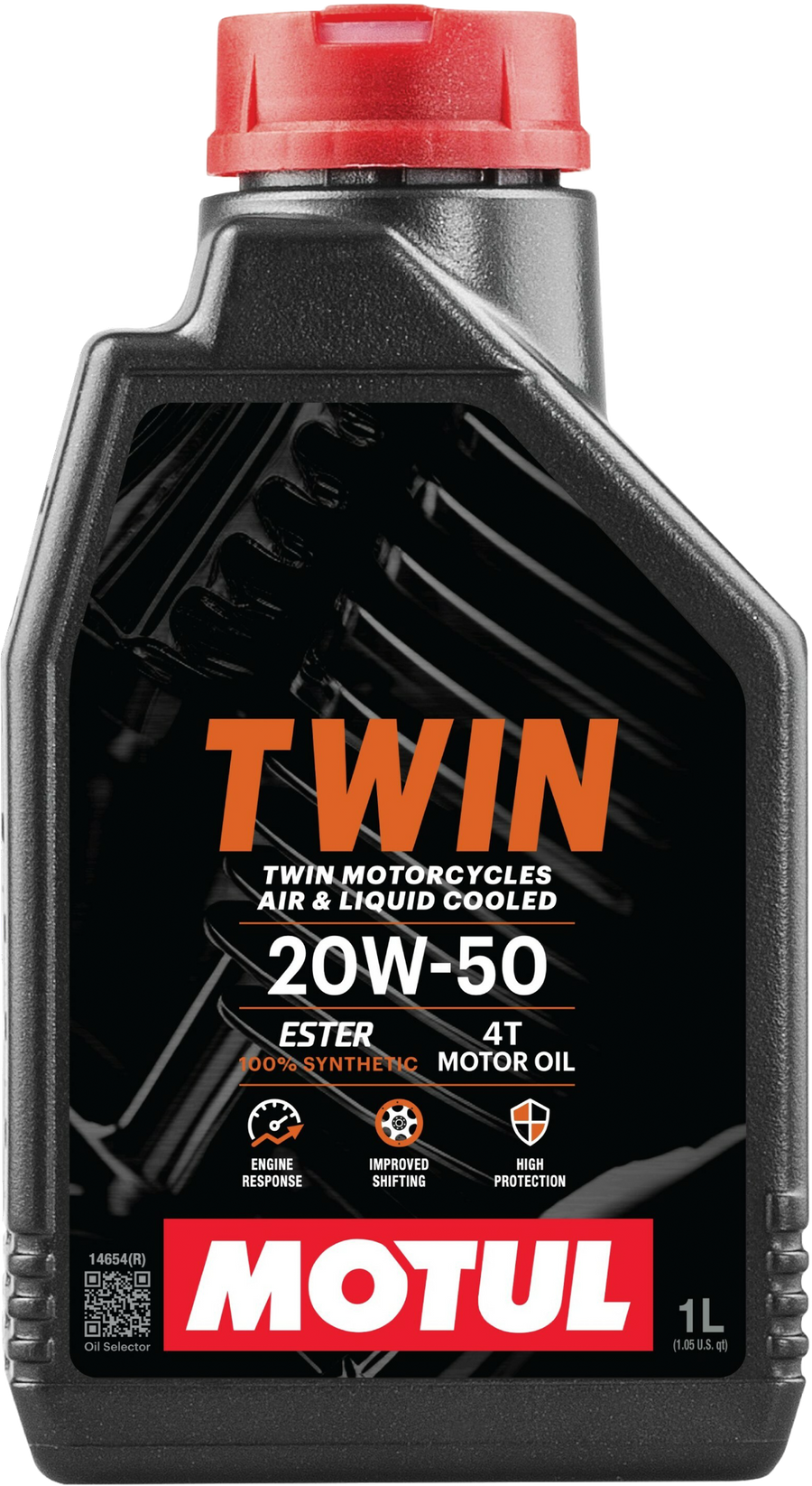 MOTUL TWIN 100% SYN OIL 20W50 1QT