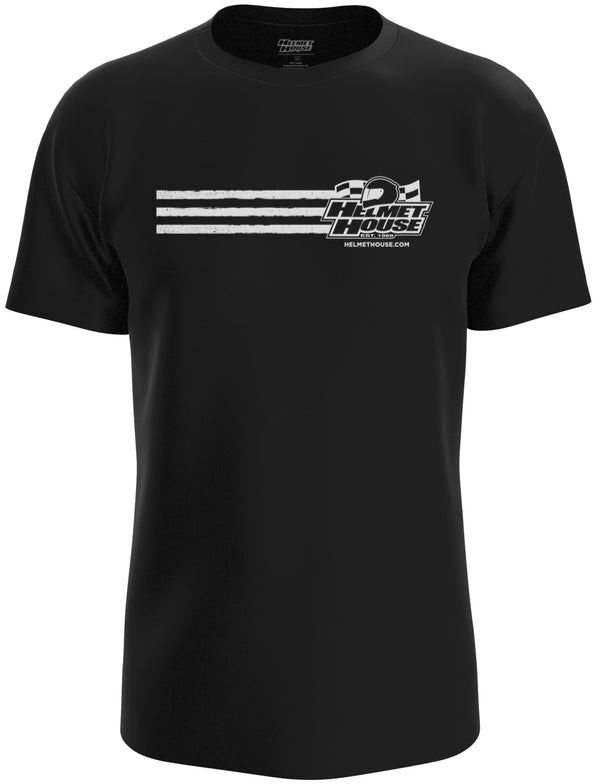 HH 3 STRIPES TEE BLK WH
