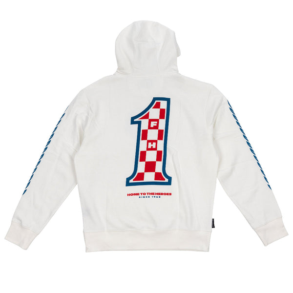 HEROES HOODPLLOVR WHT 3X