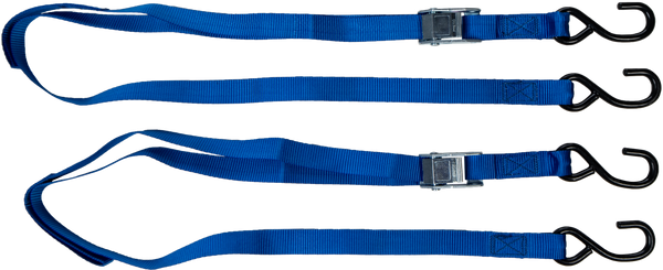 1" X 6' TIE-DOWN BLUE 2/PK