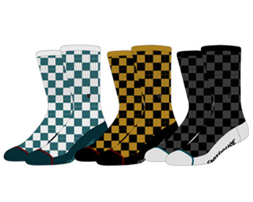 YTH TRIPLE CHECK 3-PK SOCKS