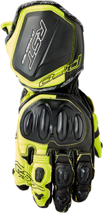 PRO SERIES GP D3O GLOVES BLACK/FLO YELLOW LEATHER