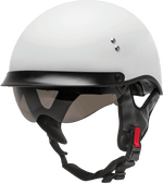 HH-65 HALF HELMET FULL DRESSED MATTE WHITE XL