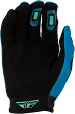 GIRL'S LITE FLAKE GLOVES AQUA/TEAL/BLACK YL