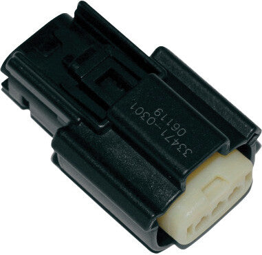 MOLEX 3-PIN FEMALE CONNECTOR HD72512-07BK FL MODELS 07-UP | NM-33471-0301