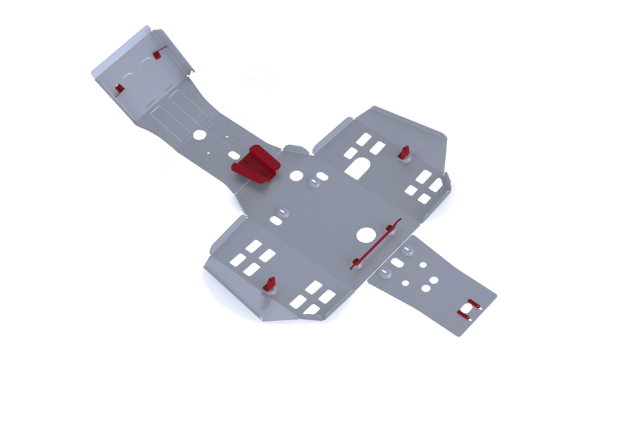 ALLOY CENTRAL SKID PLATE HON | 2444.2116.1