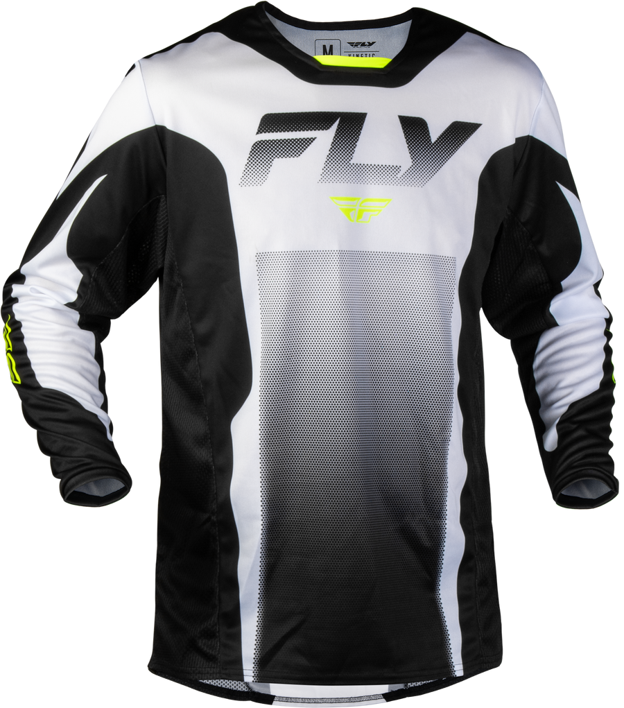 KINETIC FADE JERSEY WHITE/BLACK/HI-VIS