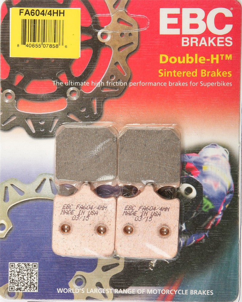 BRAKE PADS FA604/4HH DOUBLE-H SINTERED