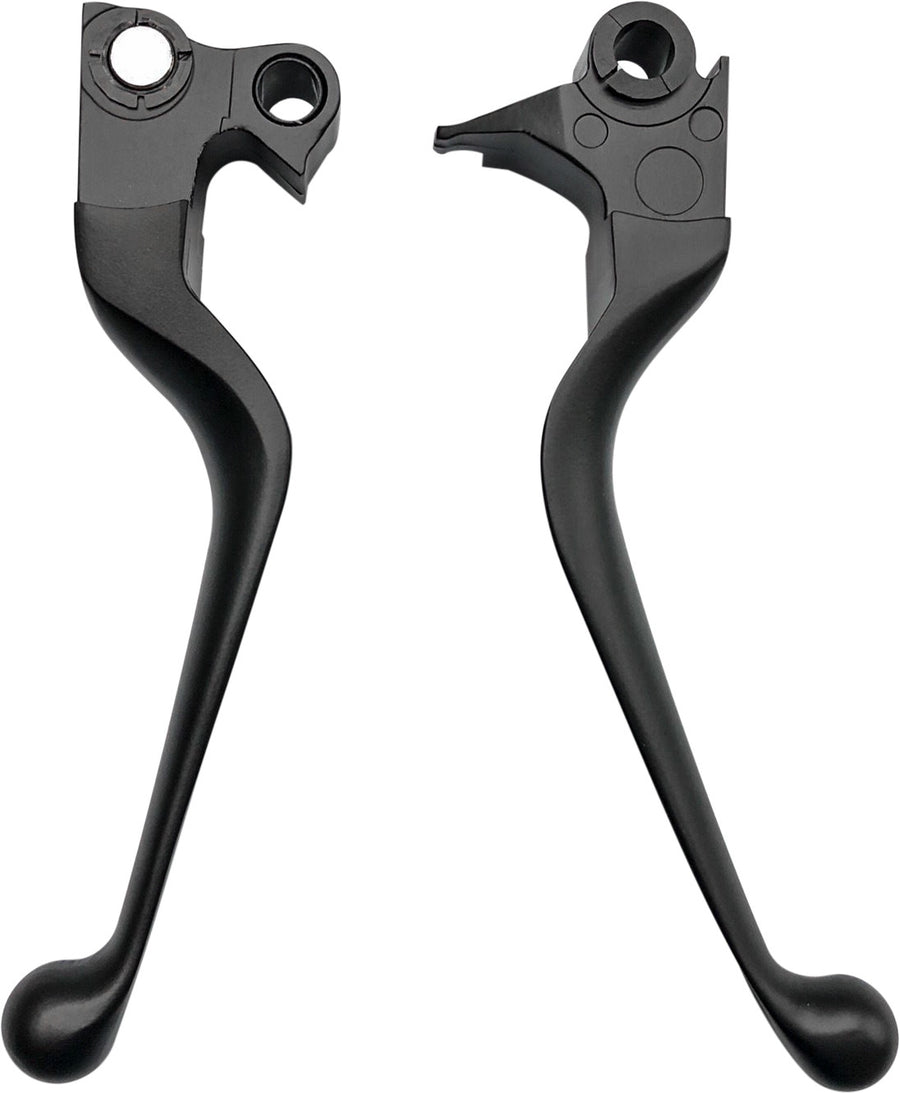 SMOOTH  LEVER  SET  BLACK BT 07-16 EXCEPT FLT 08-UP