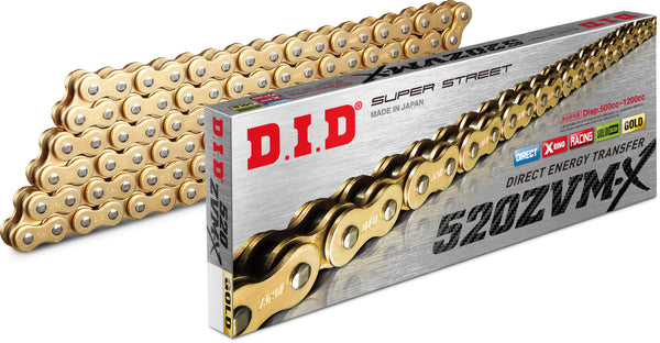 SUPER STREET 520ZVMXG-110L X-RING ZVMX SERIES GOLD | 520ZVMXG110Z