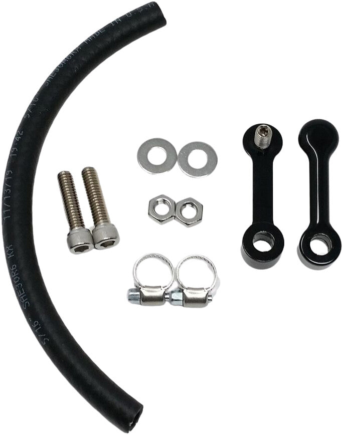 BILLET TANK LIFT KIT 3" `99-UP TOURING POWDER COAT BLK