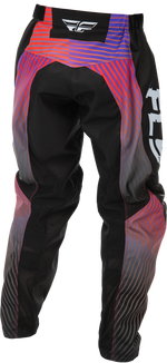 YOUTH F-16 PANTS BLACK/RED/PURPLE SZ 26
