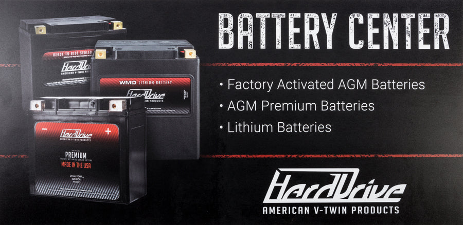 HARDDRIVE BATTERY RACK SIGN