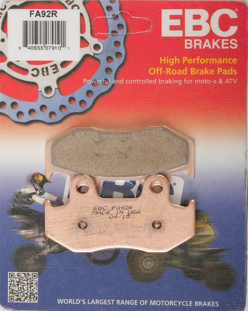 BRAKE PADS FA92R SINTERED R SERIES