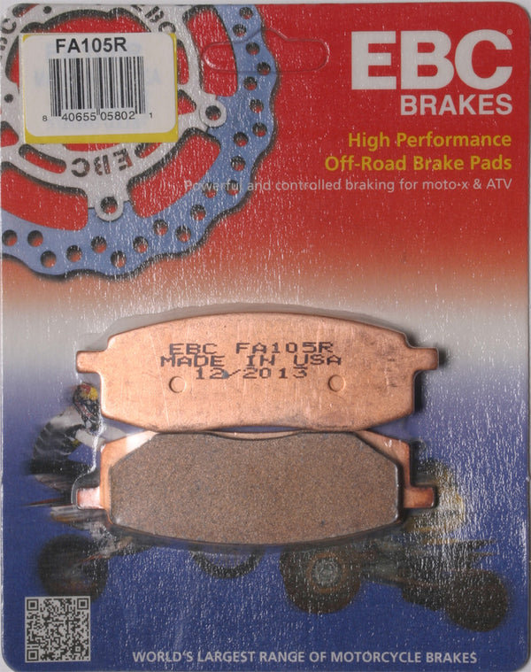 BRAKE PADS FA105R SINTERED R SERIES