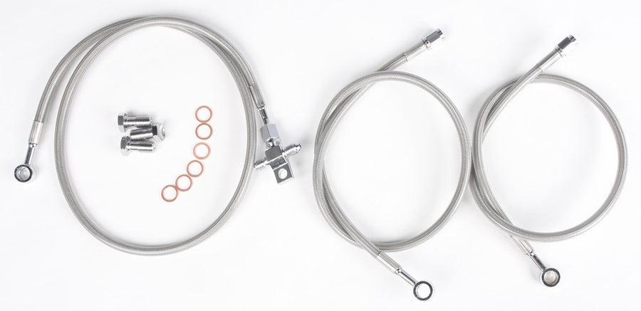BRAKELINE FRONT 2LINE SUZ +2"