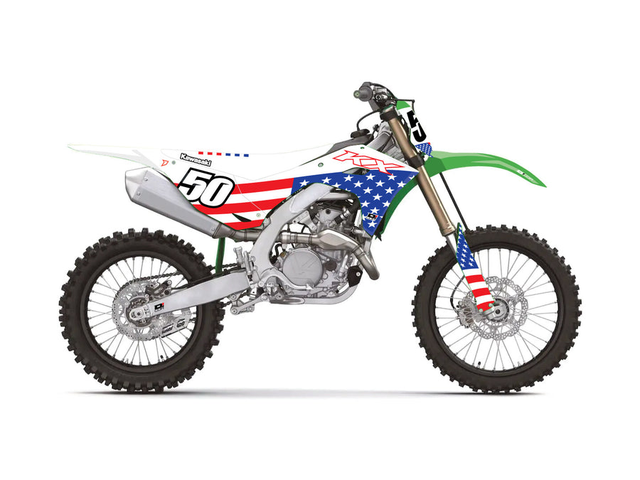 COMPLETE KIT USA KAWASAKI KX250/450 WHT BG | 20-20-201