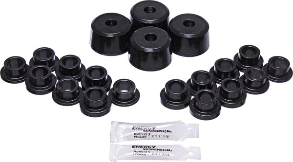 SHOCK BUSHING KIT BLACK POL