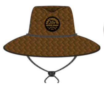 DECO STRAW HAT DARK NTRL