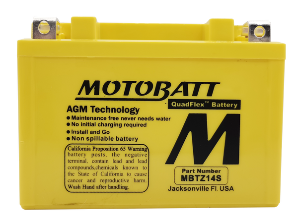 BATTERY MBTZ14S SEALED FACTORY ACTIVATED | MBTZ14S