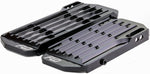 HIGH FLOW RADIATOR BRACES BLACK