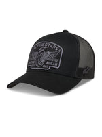 HERITAGE PATCH TRUCKER HAT BLACK/GREY
