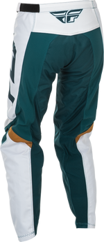 WOMEN'S F-16 PANTS TEAL/WHITE/GOLD SZ 15/16