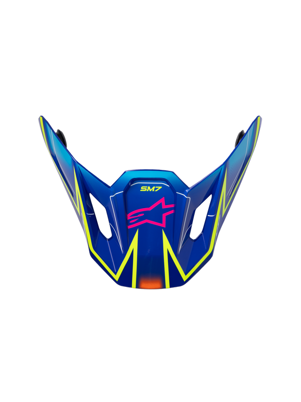 SM7 CAST VISOR ECE06 BLUE/PNK/YLW FLUO GLOSSY | 8981426-7254-TU