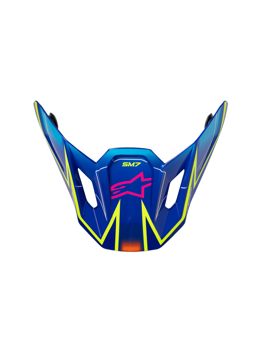 SM7 CAST VISOR ECE06 BLUE/PNK/YLW FLUO GLOSSY | 8981426-7254-TU