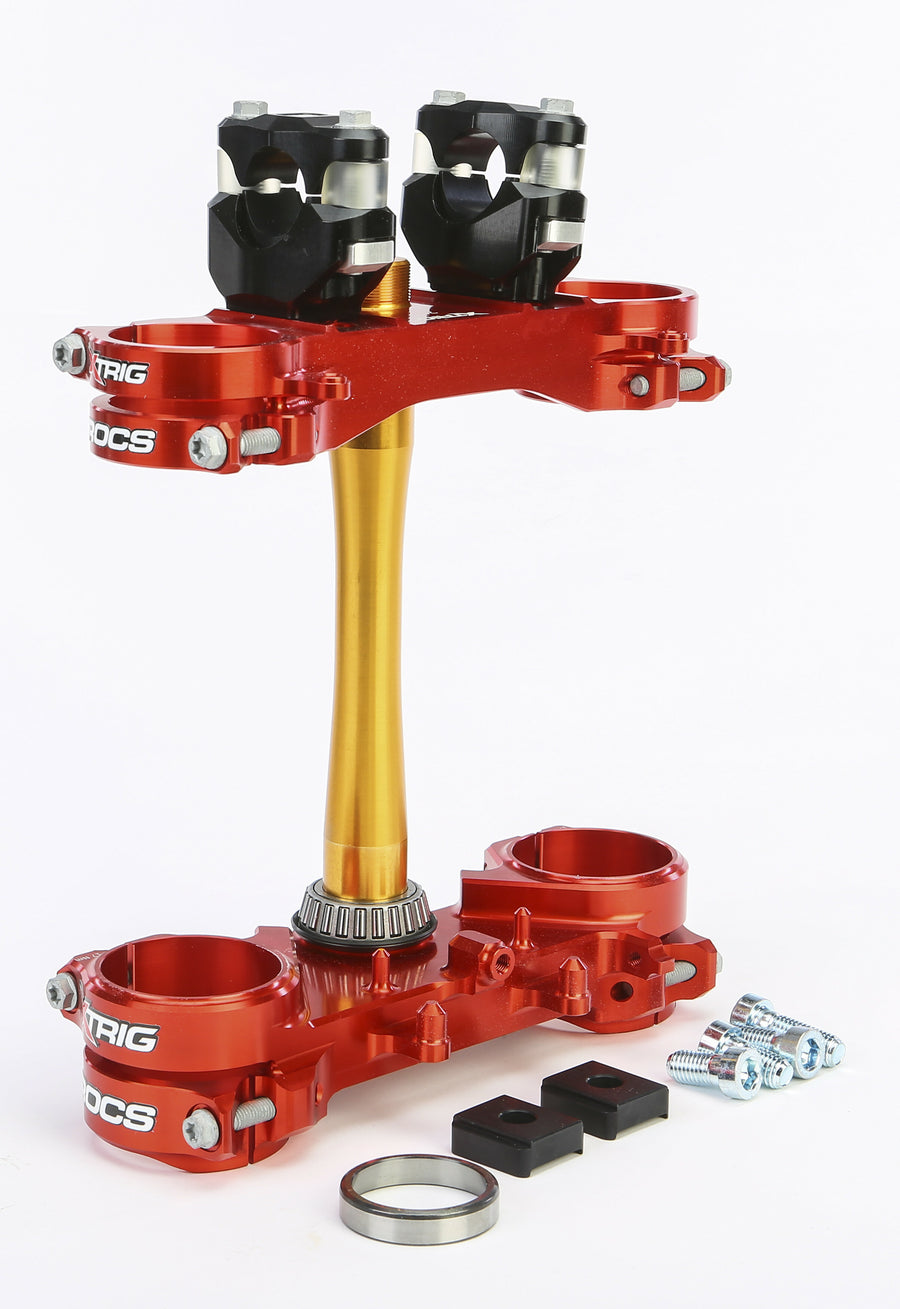 XTRIG ROCS TECH CLAMPS RED HON 22MM | 501330101401