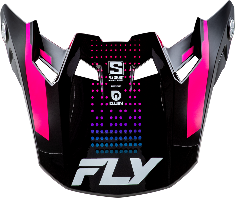 FORMULA S CARBN PROTOCOL VISOR BLACK CARBON/BLUE/PINK YL/SM