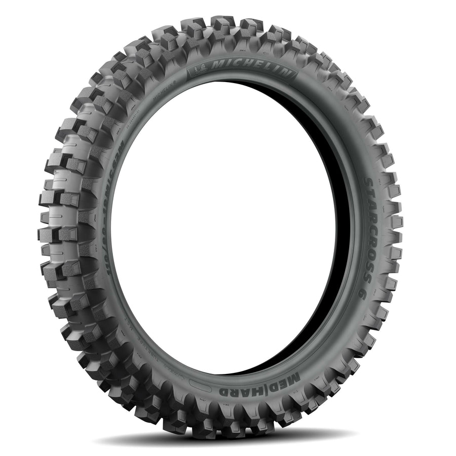 TIRE STARCROSS 6 MED HARD REAR 110/100-18 64M BIAS TT