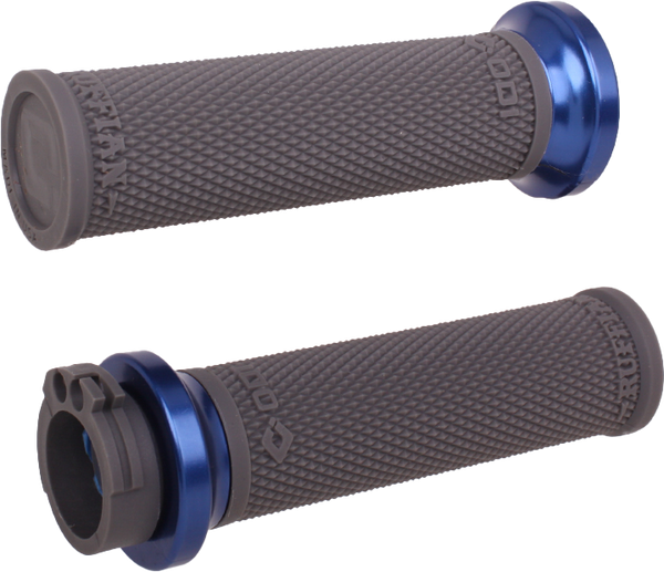 RUFIAN GRIPS CABLE 1" GRAPHITE/BLUE