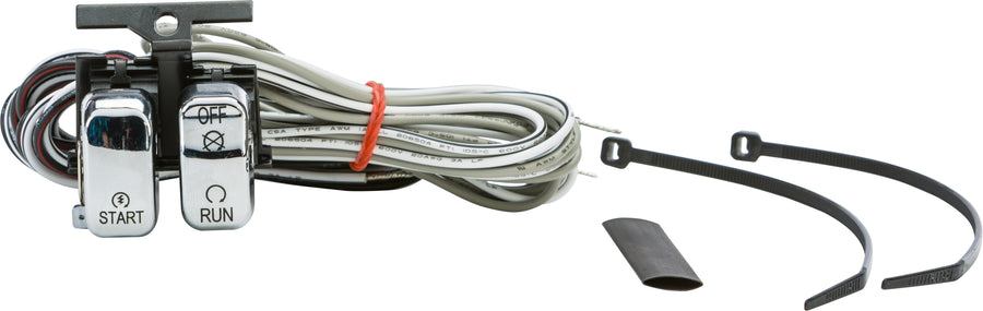 HBAR SWCH CHR BLK LTRS OFF/ STRT REPLACES OEM 71589-96 | 371009