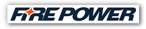 FIRE POWER STICKER WHITE 100 PKS | 99-8102