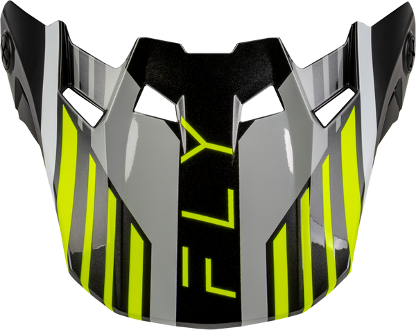FORMULA CC STRIKE VISOR GREY/BLACK/HI-VIS YL/SM