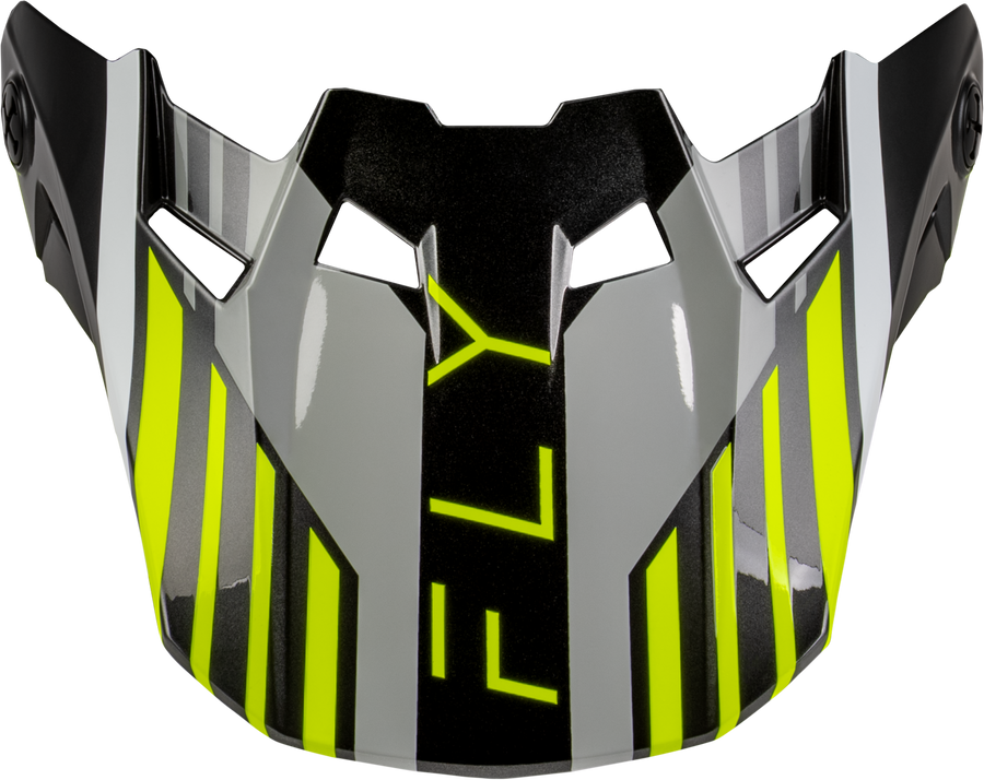 FORMULA CC STRIKE VISOR GREY/BLACK/HI-VIS YL/SM
