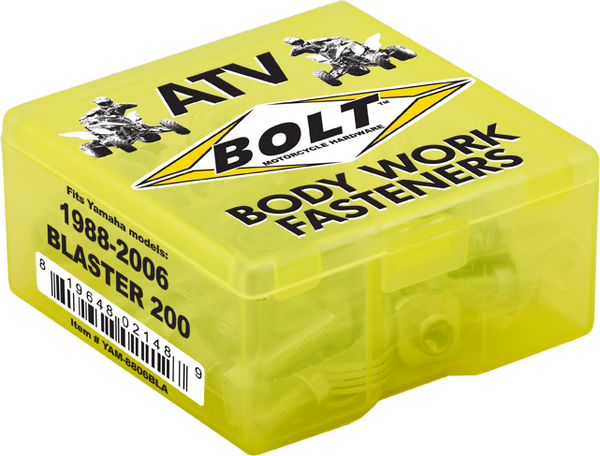 BODY WORK FASTENER KIT ATV | YAM-8806BLA